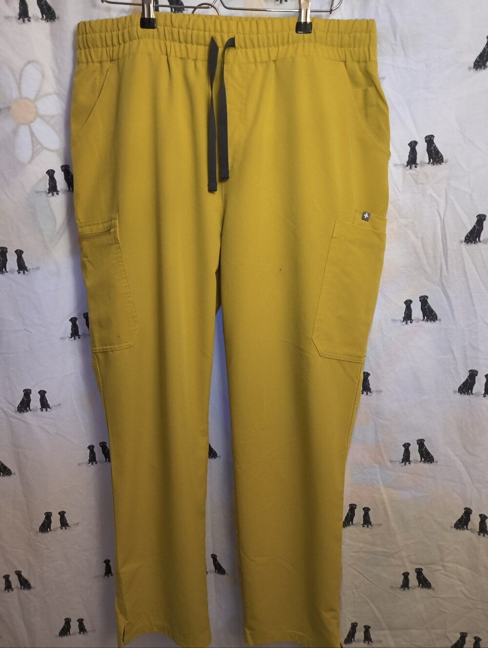 FIGS XL Mustard Scrub Pants (N0092)
